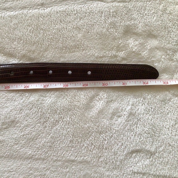 Coach small genuine lizard belt main image 6